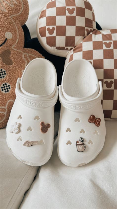 Mickey Minnie Hot Cocoa Croc Charm Set Etsy