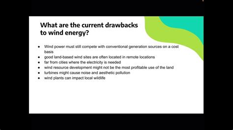 Wind Energy Presentation Youtube