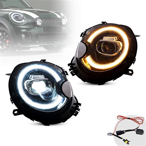 VLAND Faros Delanteros LED Compatibles Con BMW MINI Cooper R55 R56