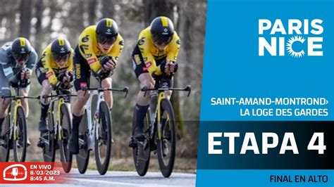 🚴🏼etapa 4 Paris Niza 2023 En Vivo 🚴🏼 Etapa 3 Tirreno AdriÁtico 2023 En