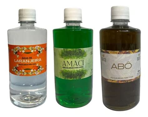 Banho Kit Agua De Flor Laranjeira amaci Abô Purificação MercadoLivre