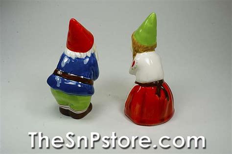 Gnome Couple Salt And Pepper Shakers