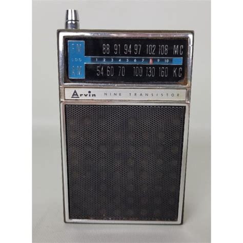 Arvin Portable Audio Video Vintage Arvin Nine Transistor Pocket