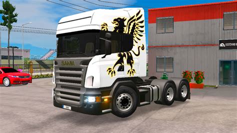 Skin Scania R420 Branca Truck Simulator Ultimate Mob Brasil