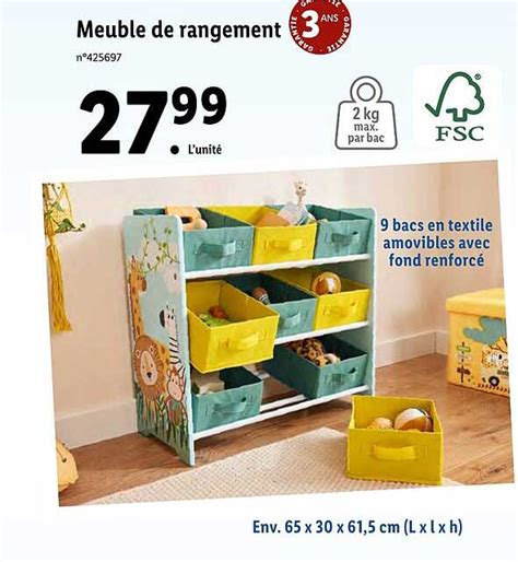 Promo Meuble De Rangement Chez Lidl Icatalogue Fr