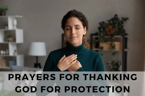 25 Grateful Prayers for Thanking God for Protection - Strength in Prayer