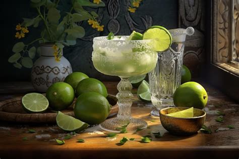 Premium AI Image | Margaritas Mexican Drink