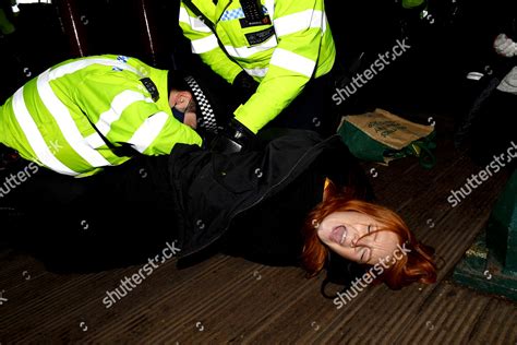 Patsy Stevenson Arrested Vigil Memory Murdered Editorial Stock Photo - Stock Image | Shutterstock