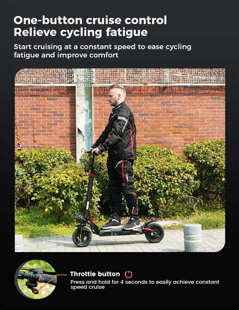 Iscooter Ix4 Electric Scooter 10 Tires 800w Motor App Control Europe