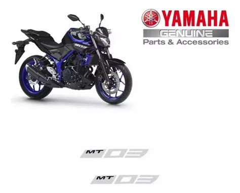 Par De Adesivo Da Aba Tanque Mt Original Yamaha Mercadolivre