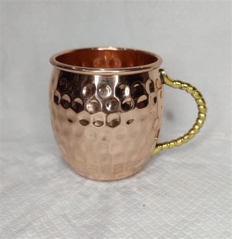 Barrel Hammered Copper Moscow Mule Mug Size Oz At Rs Piece In