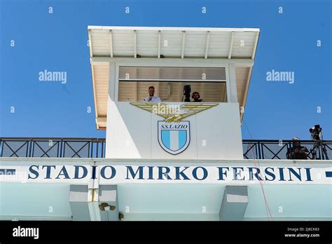 The Mirko Fersini Stadium During Football Match Lazio V Roma May