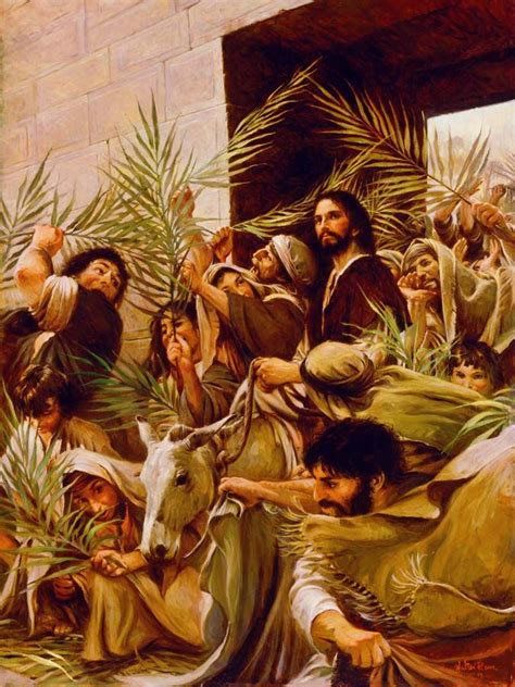 The Triumphal Entry Christ Jesus Christ Triumphal Entry