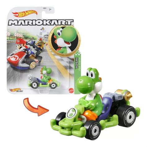 Carrinho Hot Wheels Yoshi Pipe Frame Mario Kart Mattel Mercadolivre