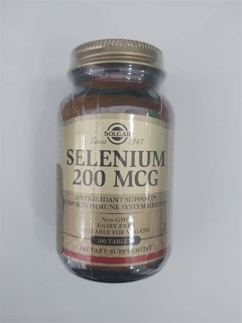 Selenium 200 mcg 100 tabletas La Farmacia Biológica