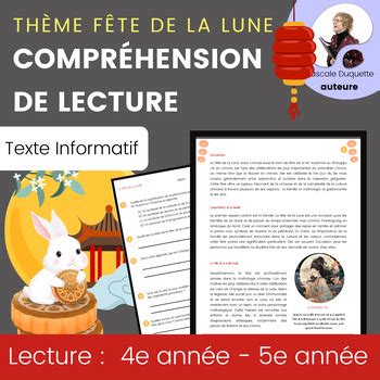 Compr Hension De Lecture Culture Chinoise Texte E Cycle Tpt