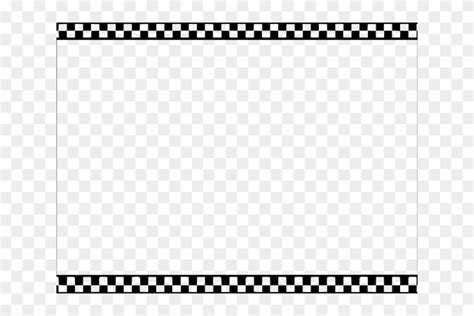 Checkered Border Cliparts Black And White Hd Png Download 640x480