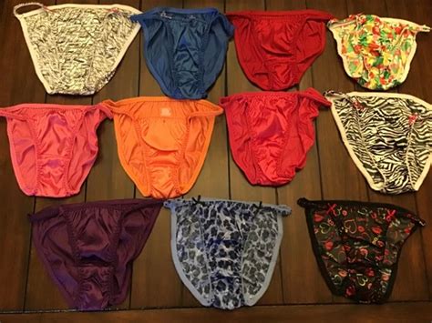 VINTAGE JOE BOXER Satin String Bikini Panties Size 10 59 65 PicClick AU