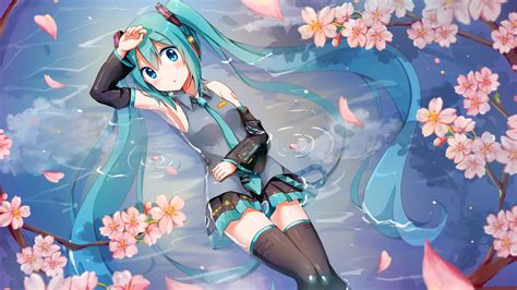 Papel De Parede Ilustra O Anime Meninas Anime Vocaloid Hatsune