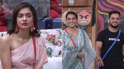 Bigg Boss Ott टास्क के बाद दिव्या अग्रवाल मिलिंद गाबा और अक्षरा सिंह