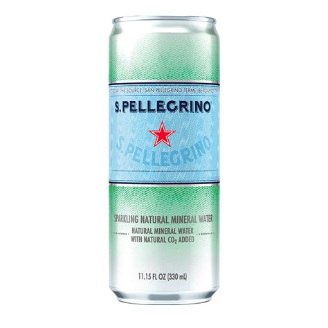 S Pellegrino Sleek Can Mineral Water Sanpellegrino