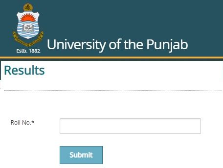 Ma Result Punjab University Online Part Pu Edu Pk