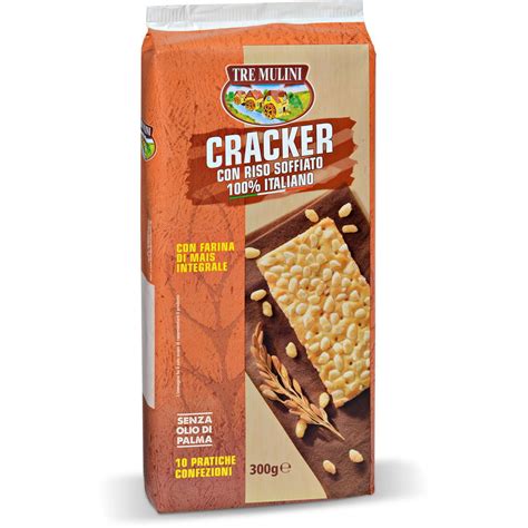 Cracker Con Riso Soffiato Italiano Tre Mulini G X G In