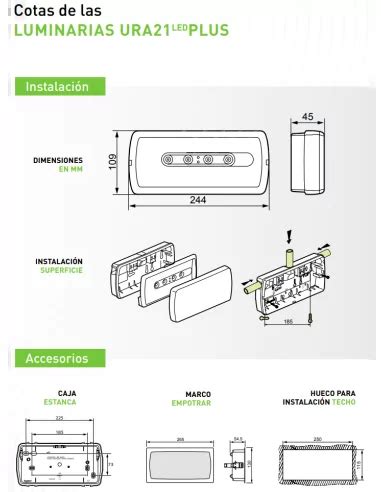 Luz De Emergencia Ura Led Plus L Menes P Np Legrand Pl