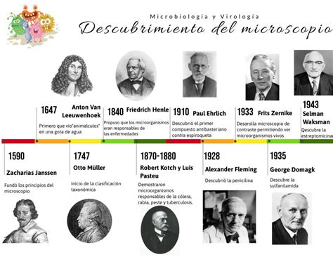 Linea Del Tiempo Descubrimientos Microorganismos Microbiología