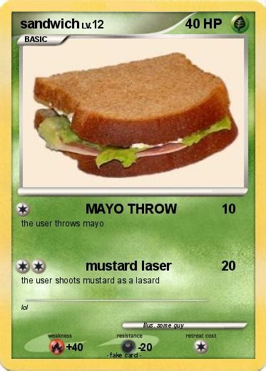 Pokémon sandwich 29 29 - MAYO THROW - My Pokemon Card