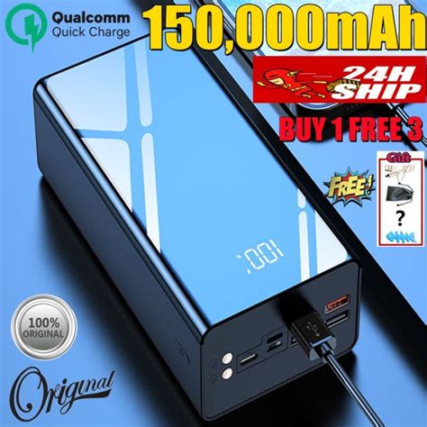 COD 24H Ship 200000mAh Original Powerbank Original Brand Fast