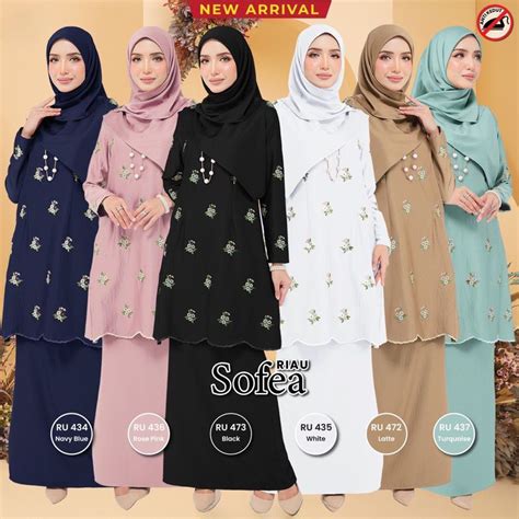 Baju Kurung Riau Moden Sofea Baju Raya Baju Kurung Raya Ironless