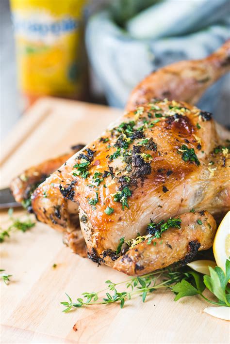 Lemon And Herb Beer Can Chicken Beer Chicken The Best Tasting Meat Ever Popsugar Food