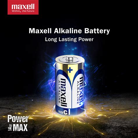 Maxell Alkaline C Size Lr Gd Maxell Malaysia