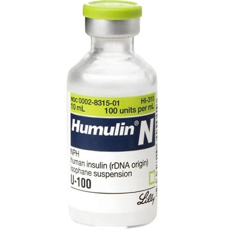 Humulin® N Nph Human Insulin Isophane Rdna Origin Injection 100 Uml