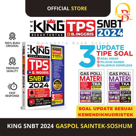 Jual Buku The King Snbt Bedah Tuntas Tps Plus Bahasa Inggris Utbk