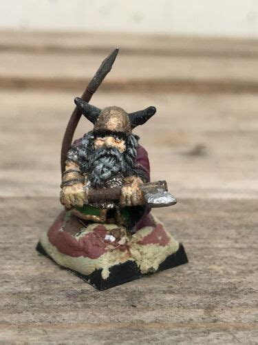 Classic 80s Games Workshop Warhammer Metal Citadel Dwarf Marauder