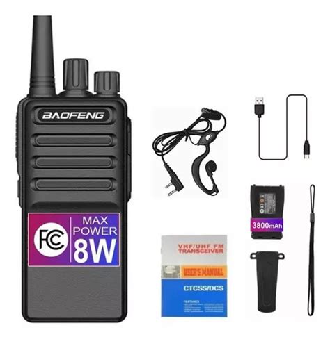 Radios Baofeng Bf c5 Walkie Talkie Uhf Con Manos Libres Meses sin interés