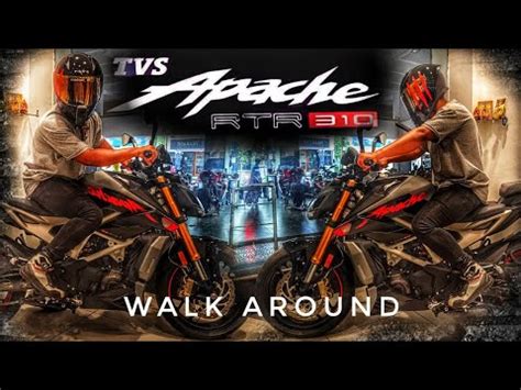 TVS APACHE RTR 310 ⅼ detailed walkaround of naked beast from tvs