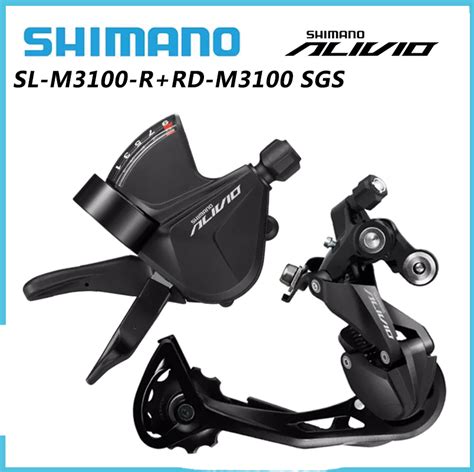 Shimano Alivio M3100 9 Speed Groupset Sl M3100 Shifter Lever RD M3100