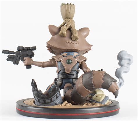 Rocket Groot Q Fig Diorama At Mighty Ape Nz