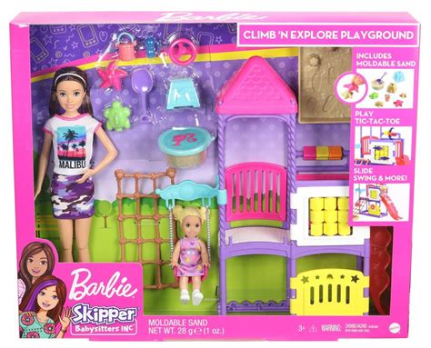 Coffret de jeu Barbie Skipper Babysitter Journée au parc Poupée