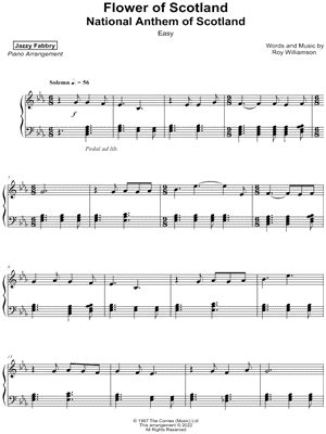 "Flower of Scotland" Sheet Music - 3 Arrangements Available Instantly ...