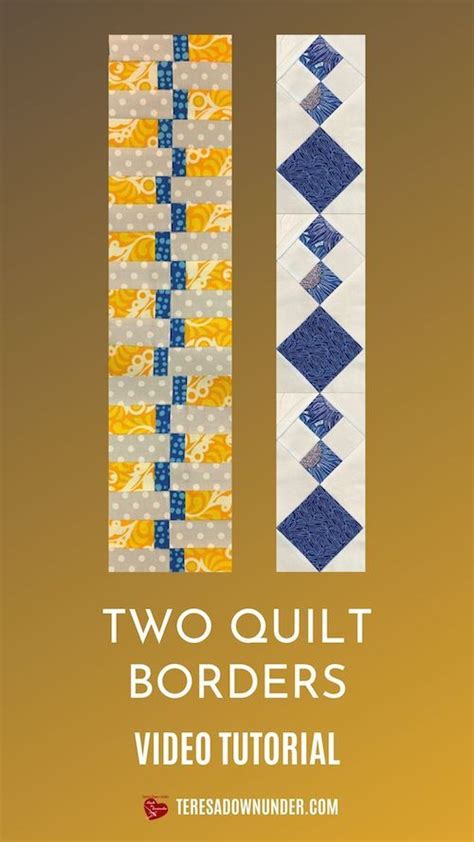 Two Easy Quilt Borders Sewn Up Quilt Border Quilt Patterns Panel Quilt Patterns