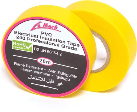 Le Mark Pvc Isolatietape Mm X M Kleuren Pakket Bol