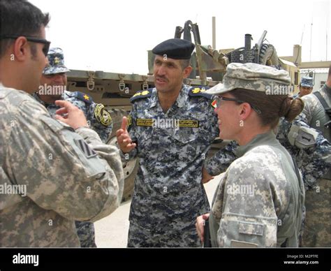 Iraqi Federal Police Col Kareem Center Commander Of Sustainment