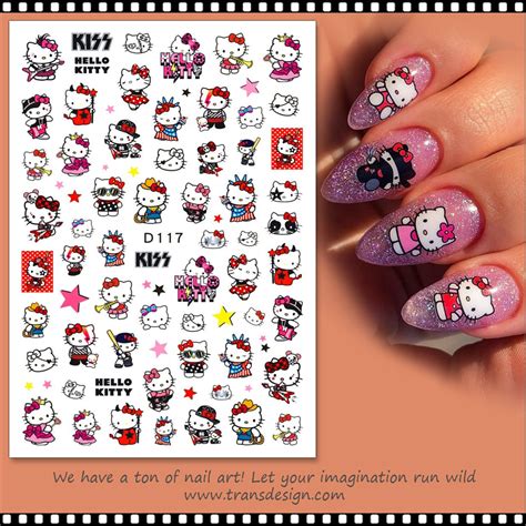 Nail Sticker Cartoon Hello Kitty D117 Tdi Inc