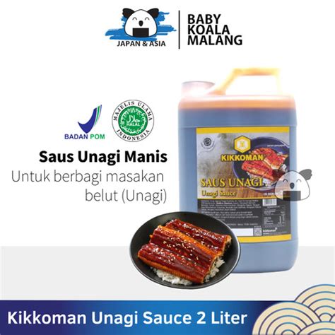 Jual Kikkoman Saos Unagi Liter Halal Unagi Sauce Halal Jerigen