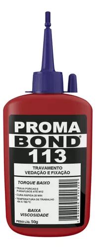 Trava Rosca Anaeróbica Promabond 113 50g Baixo Torque MercadoLivre