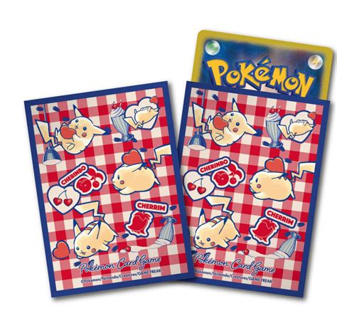 Pokemon Card Game Deck Shield Pikachu And Heart Sleeves Pack